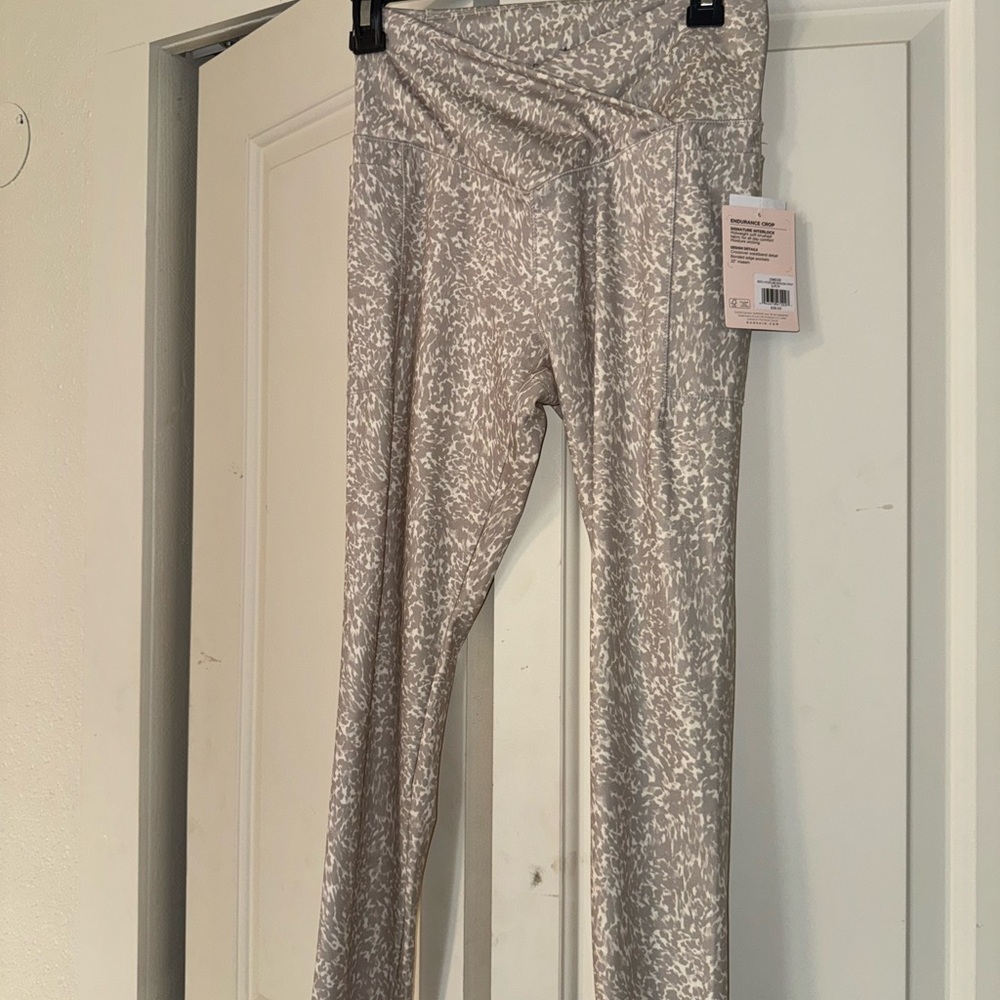 Gray Patterned Leggings